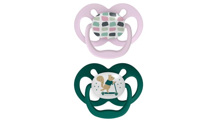 Dr Brown's Advantage Pink Pacifier (6-18m) 2 pack