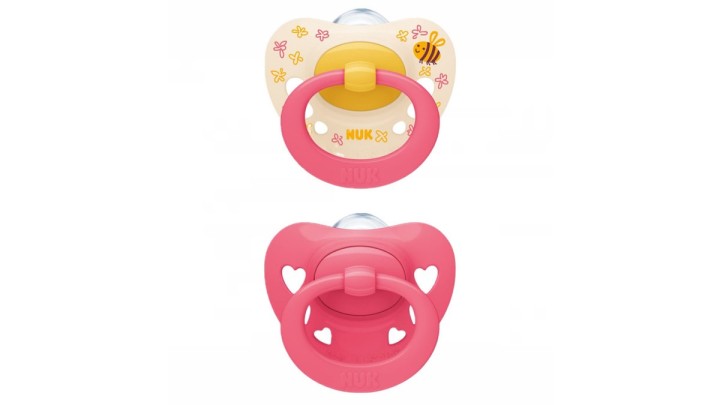 Nuk Silicon Soother S3 (Signature) 2 Box Pink