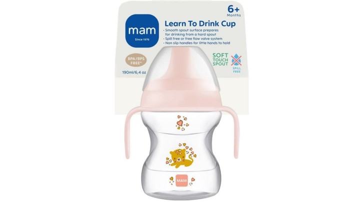 Mam Learn To Drink Cup 190mL Girl