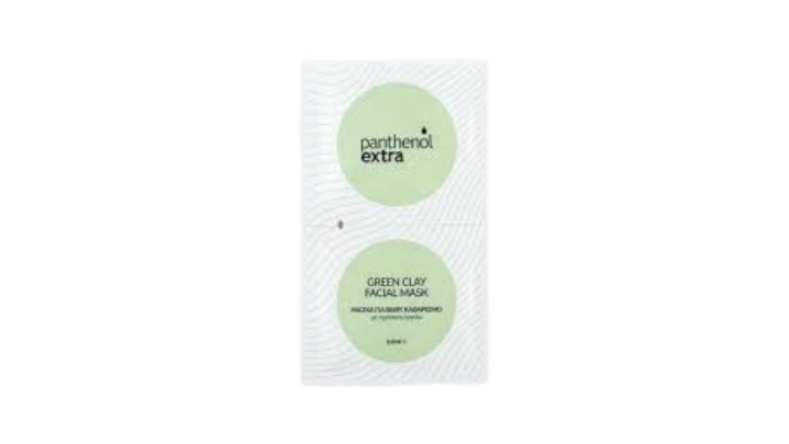 Panthenol Extra Green Clay Facial Mask 2x8mL