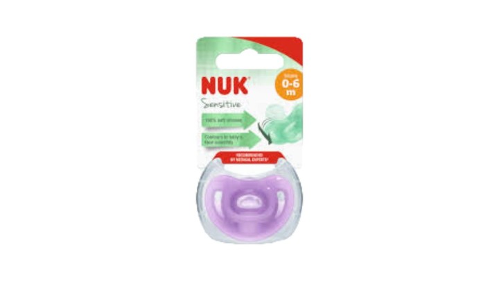 Nuk Silicon Soother S1 (Sensitive) 1 Box Purple
