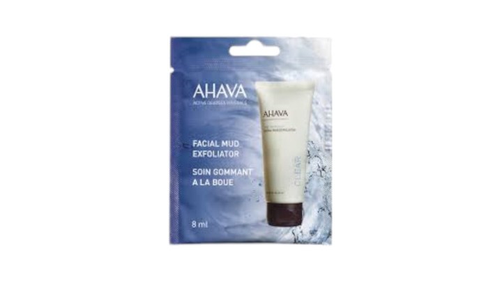 Ahava Single Use Facial Mud Exfoliator Mask 8mL