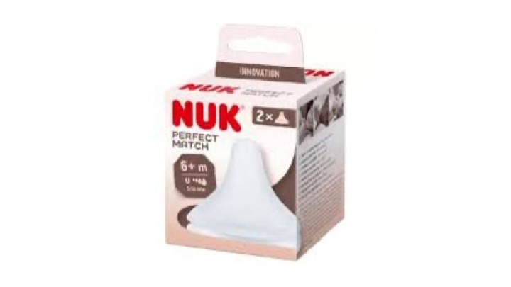 Nuk Perfect Match 6+m Silicone Nipple Size U