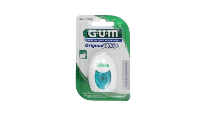 Gum 2040 Original White + Fluoride Waxed Floss 30m