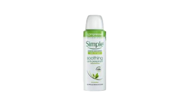 Simple Soothing Anti-pespirant Spray 125mL