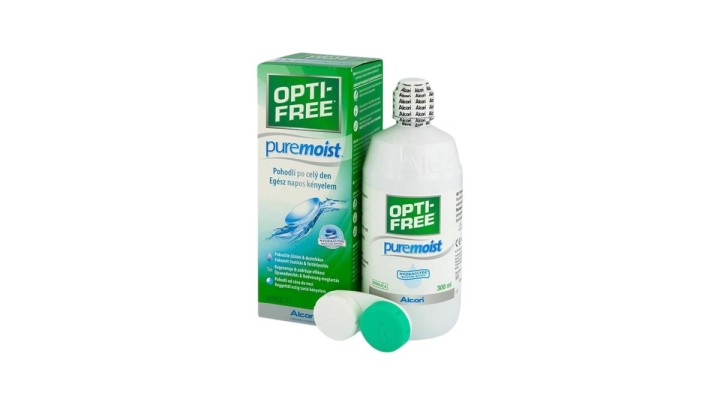 Opti-Free Pure Moist 300mL+ Free Pure Moist 90mL