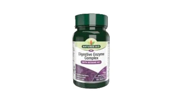 Natures Aid Digestive Enzyme Complex 60 Tabs