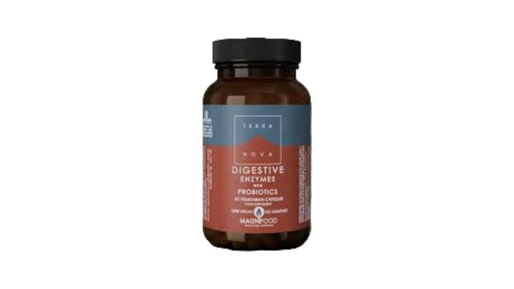 TerraNova Digestive Enzymes With Probiotics 50 Capsules