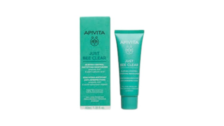 Apivita Just Bee Clear Blemish Control Mattifying Moisturizer 40mL