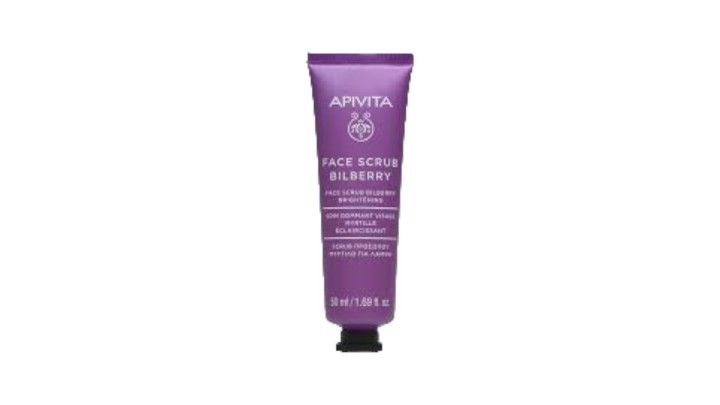 Apivita Face Scrub Bilberry Brightening 50mL