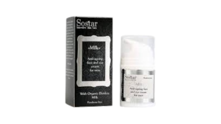 Sostar Anti-Wrinkle Face And Eye Cream For Men 50mL