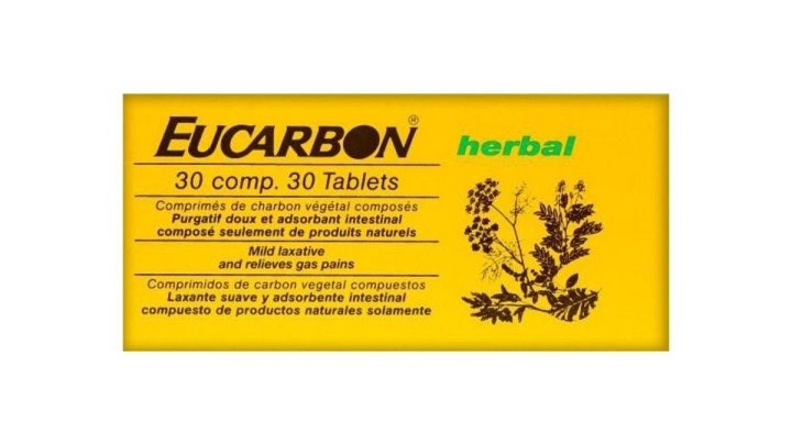 Eucarbon Compounded Charcoal 30 Tablets