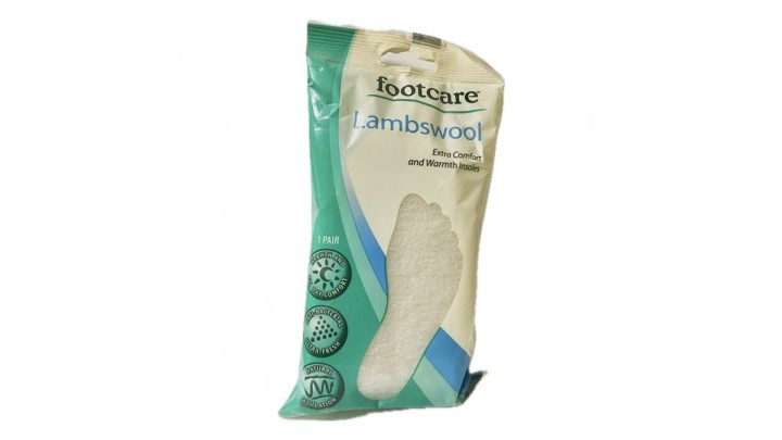 Footcare Lambswool Extra Comfort and Warmth Insoles 1 Pair