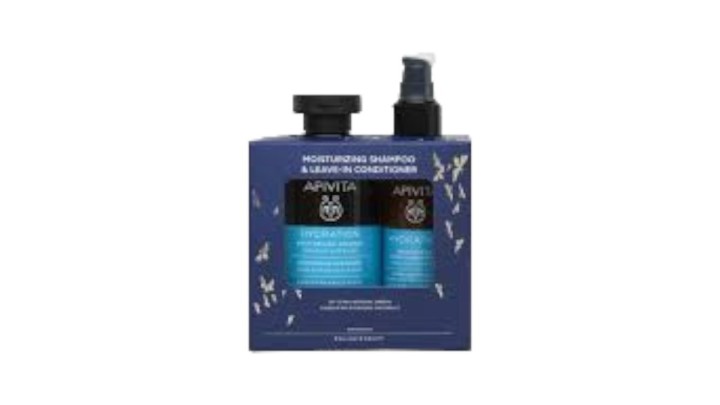 Apivita Moisturizing Shampoo 250mL & Leave In Conditioner 100mL