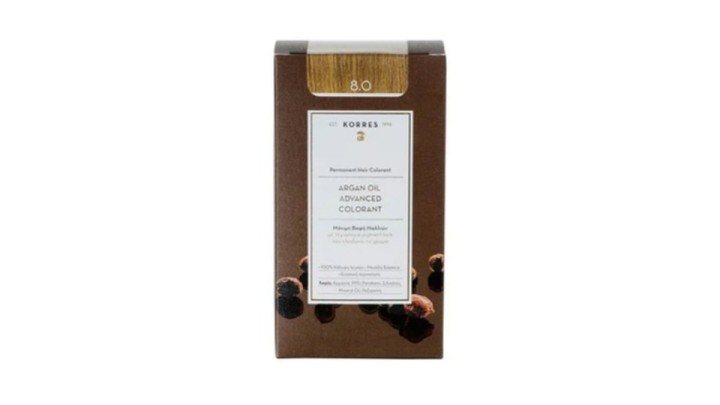 Korres Argan Oil Advanced Colorant 8.0 Light Blonde