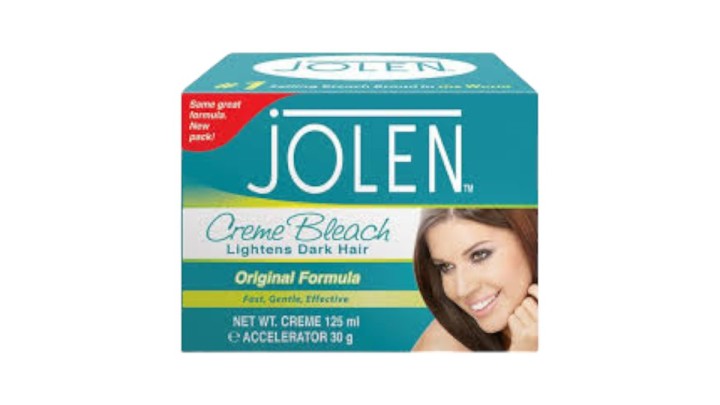 Jolen Facial Cream Bleach Lightens Dark Hair 125mL