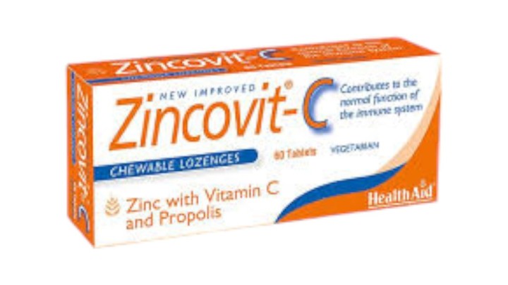 Health Aid Zincovit C 60 Chewable Tabs