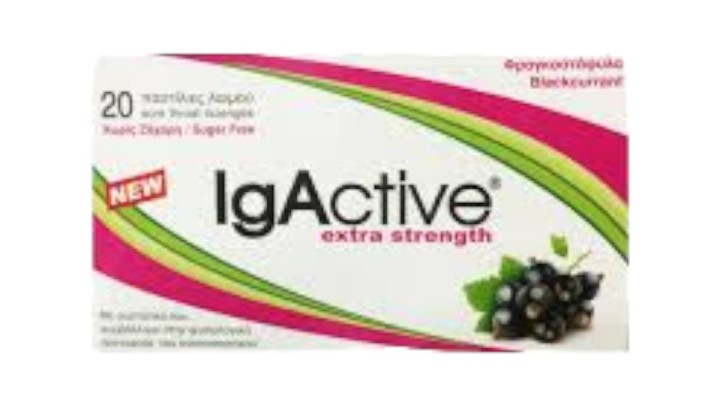 Igactive Blackcurrant 20 Pastilles