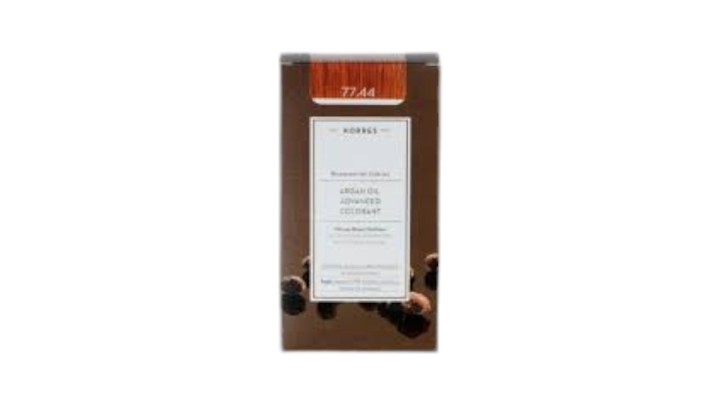 Korres Argan Oil Advanced Colorant 77.44 Intense Copper Blonde
