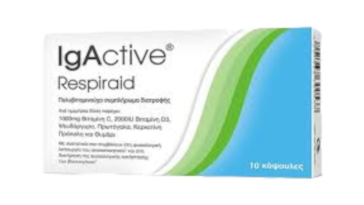 Igactive Respiraid 10caps