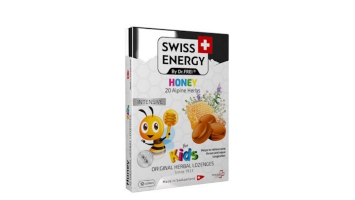 Swiss Energy Honey Kids 12 Lozenges