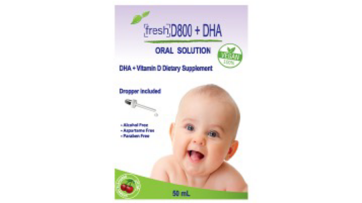 Fresh D800 + DHA Oral Solution 50mL