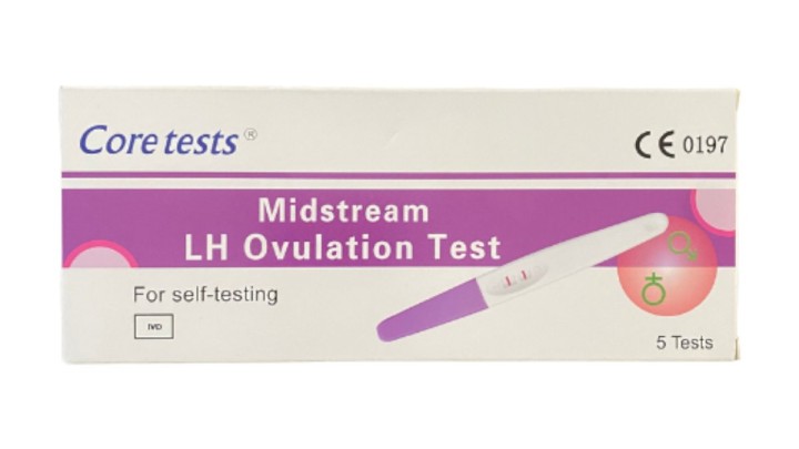 Core Tests Midstream LH Ovulation Test X 5