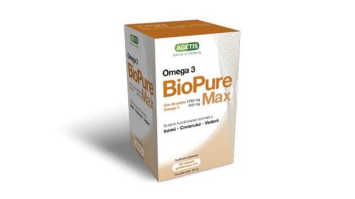 Agetis Omega 3 BioPure Max 60 Softgel Capsules