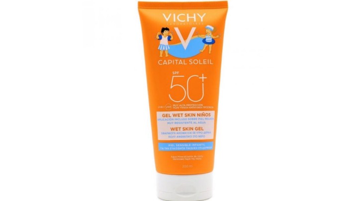 Vichy Capital Soleil Wet Skin Gel Kids Spf50+ 200ml