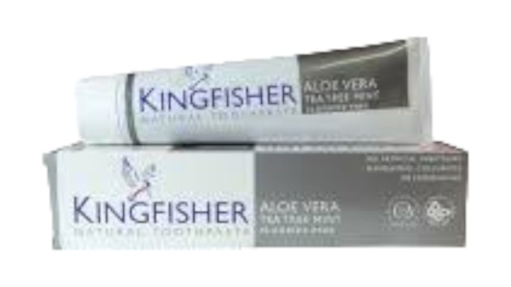 Kingfisher Aloe Vera Tea Tree Mint Fluoride Free Toothpaste 100mL