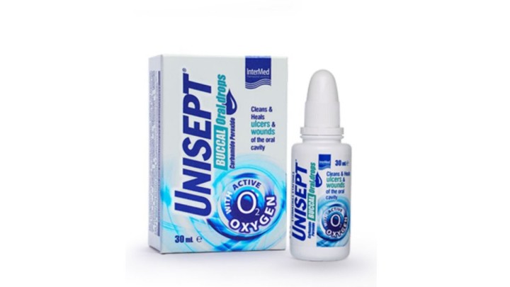 Intermed Unisept Buccal Oral Drops, 30mL