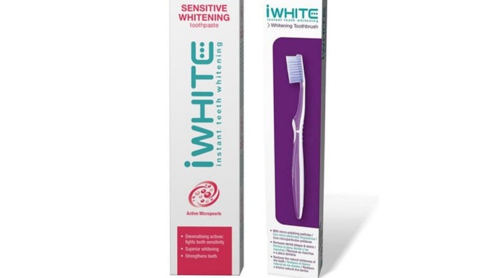 Iwhite Sensitive Whitening Toothpaste 75mL+GIFT Iwhite Whitening Toothbrush