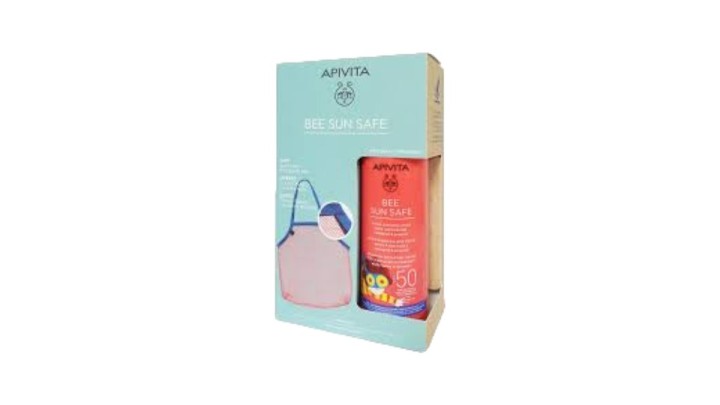 Apivita Bee Sun Safe Kids Lotion Spf50 200ml + Gift Sand Away Kids Beach Bag