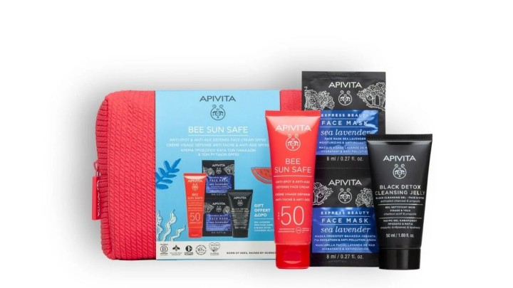 Apivita Bee Sun Safe Anti-Spot & Anti-Age Defense Face Cream SPF50 Set