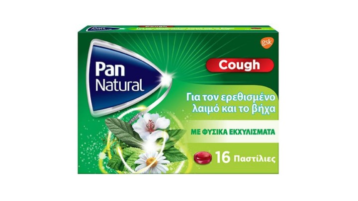 Pan Natural Sore Throat 16 Pastilles