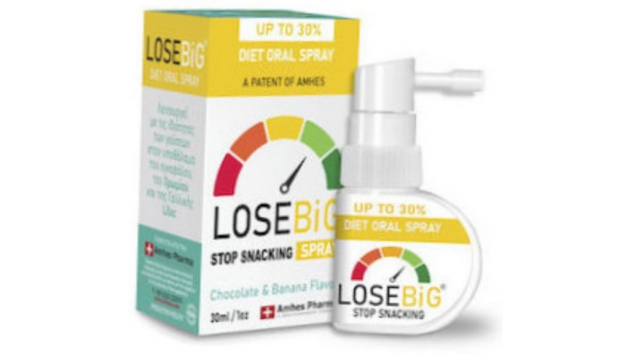 Losebig Stop Snacking Spray Chocolate & Banana Flavor 30mL