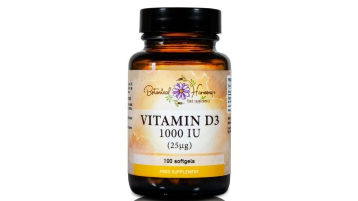 Botanical Harmony Vitamin D3 1000IU (25μg) 100 Softgels