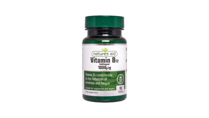 Natures Aid Vitamin B12 1000μg 90 Sublingual Tablets