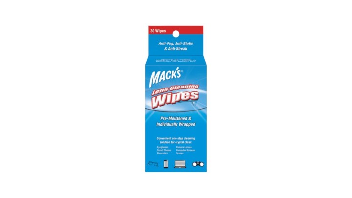 Macks Lens Cleaning Wipes