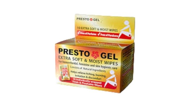 Presto Gel Wipes 10Pcs