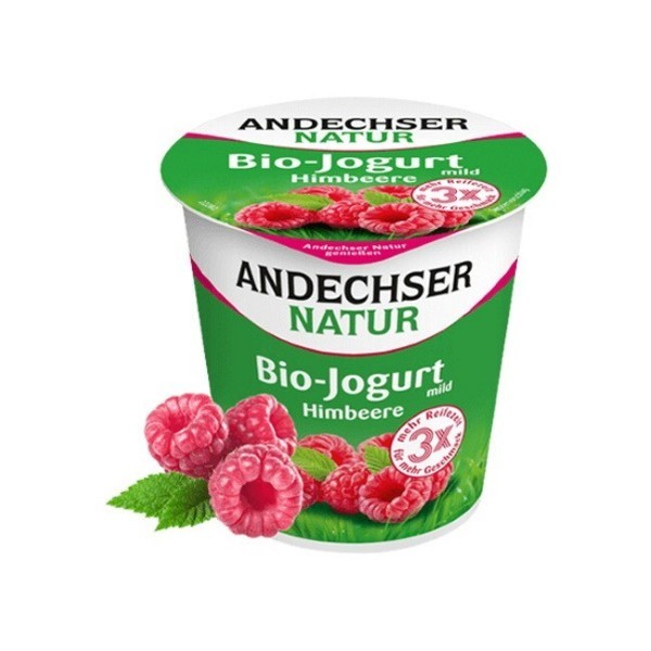 Andechser, Fruit Yoghurt Raspberry 150G Bio