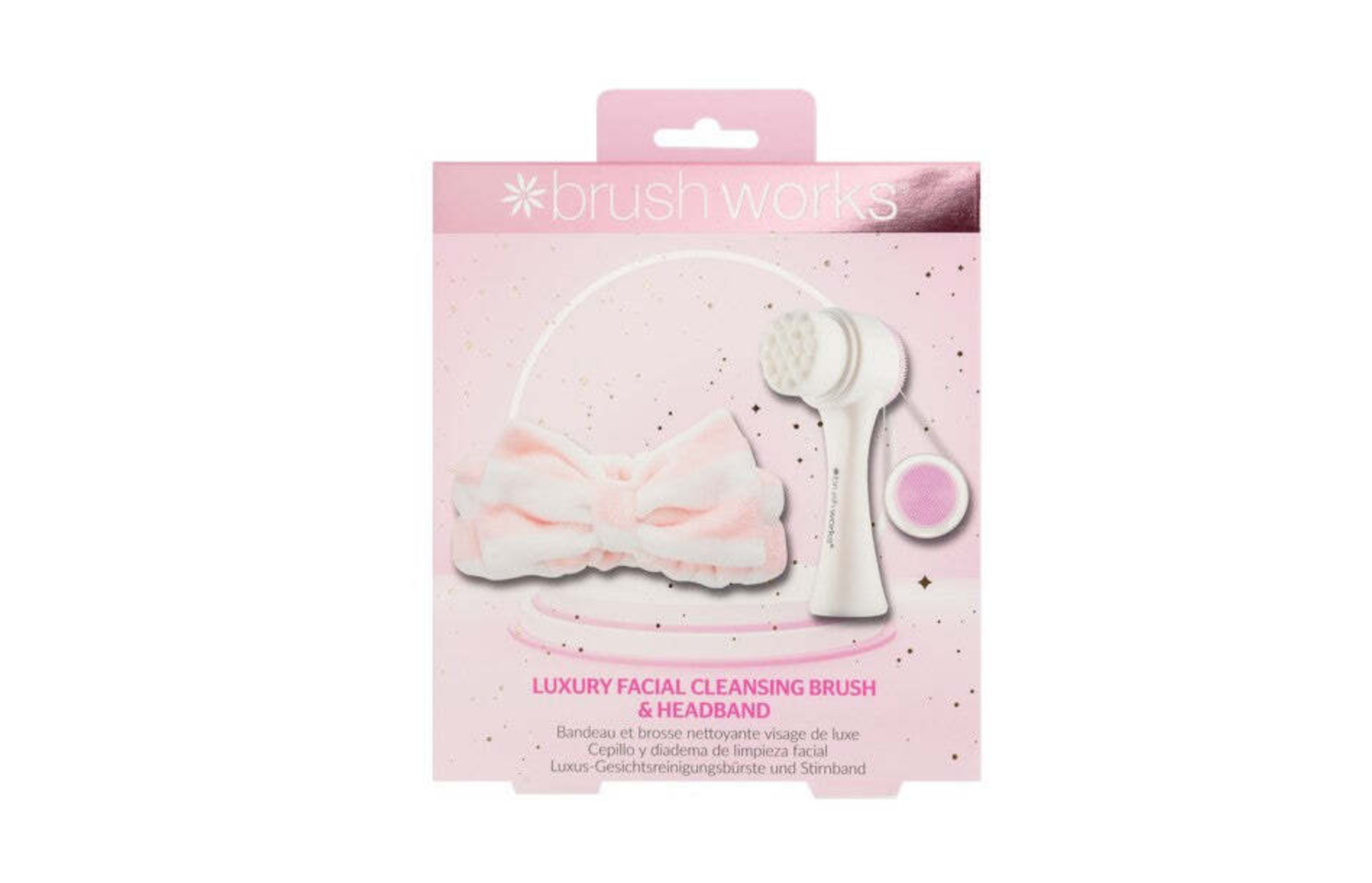 Brushworks Luxury Facial Cleansing Brush & Headband