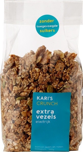 Karis Crunch, Granola Extra Fiber Proteun Rich 330g Bio