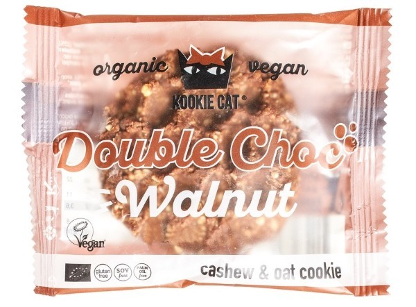 Kookie Oat, Double Choc Walnut Cookie 50G Bio