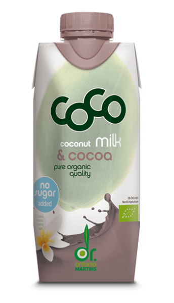 Dr. Martins, Coconut Coffee Cappucino 330Ml Bio