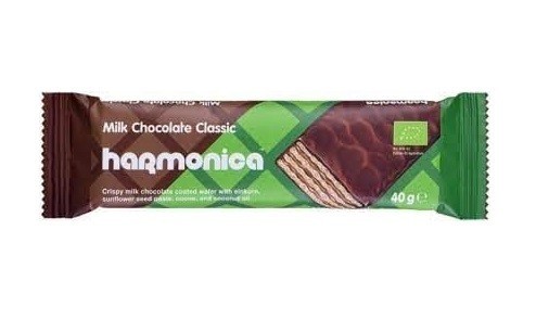 Harmonica, Milk Chocoalte Classic Wafer 40G Bio
