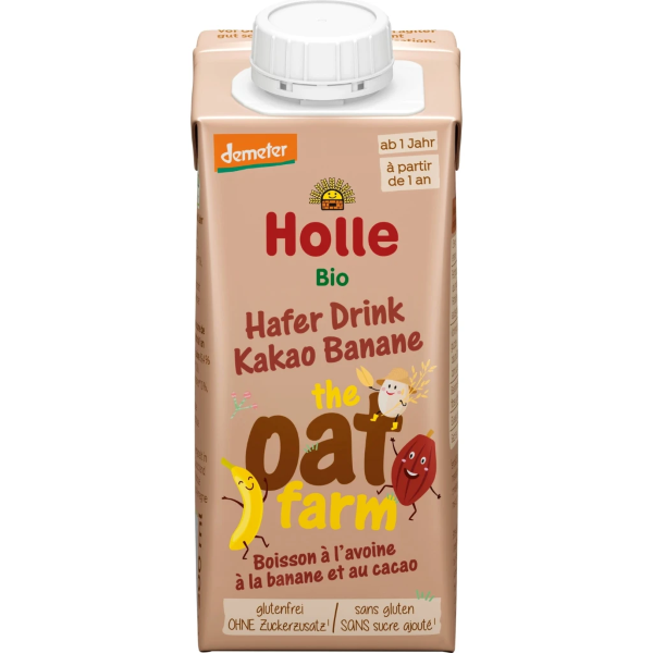 Holle, Cocoa Banana Oat Drink 200G Bio
