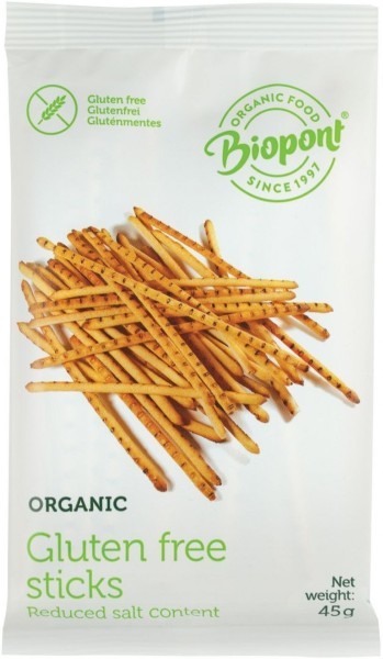 Biopont Gluten Free Sticks 45G Bio