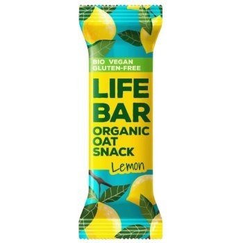 Lifebar, Organic Oat Snack Lemon 40Gr Bio