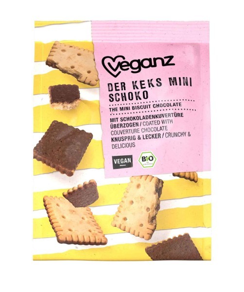 Veganz, Mini Chocolate Biscuits 125G Bio